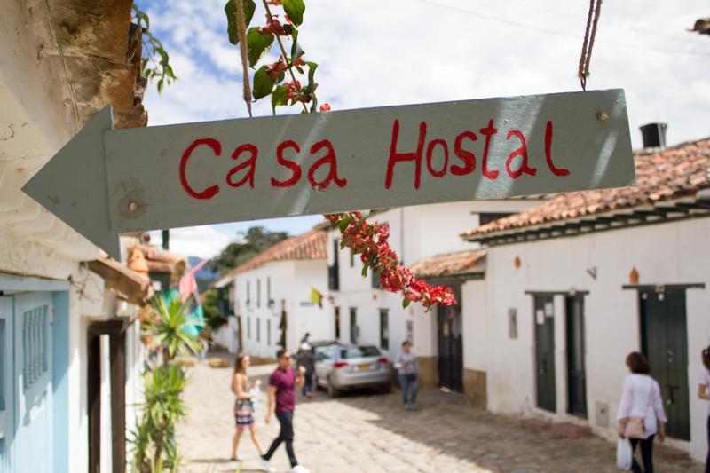 Casa Hostal Виля Де Лейва Екстериор снимка